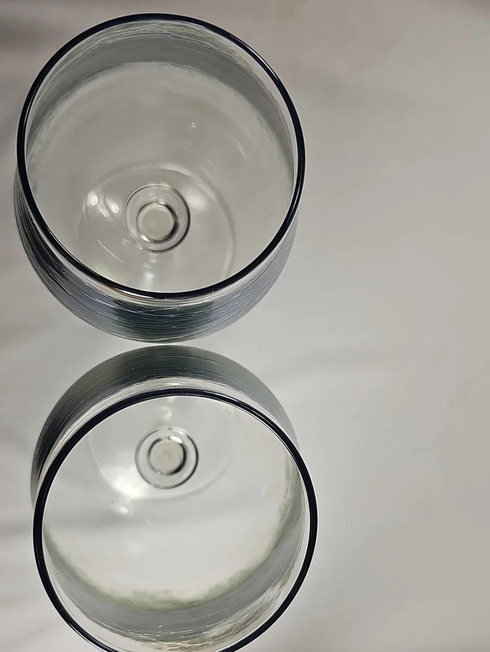 High Tide Drinkware - Art Glass Designed & Signed by Romeo Glass - Set of 2